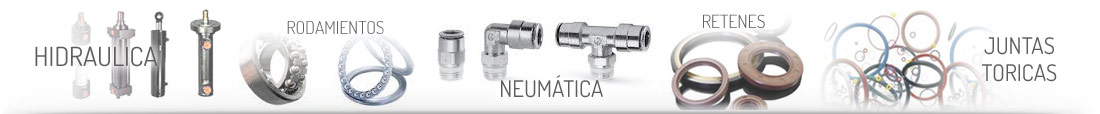 Suministros industriales, rodamientos, neumática, hidráulica